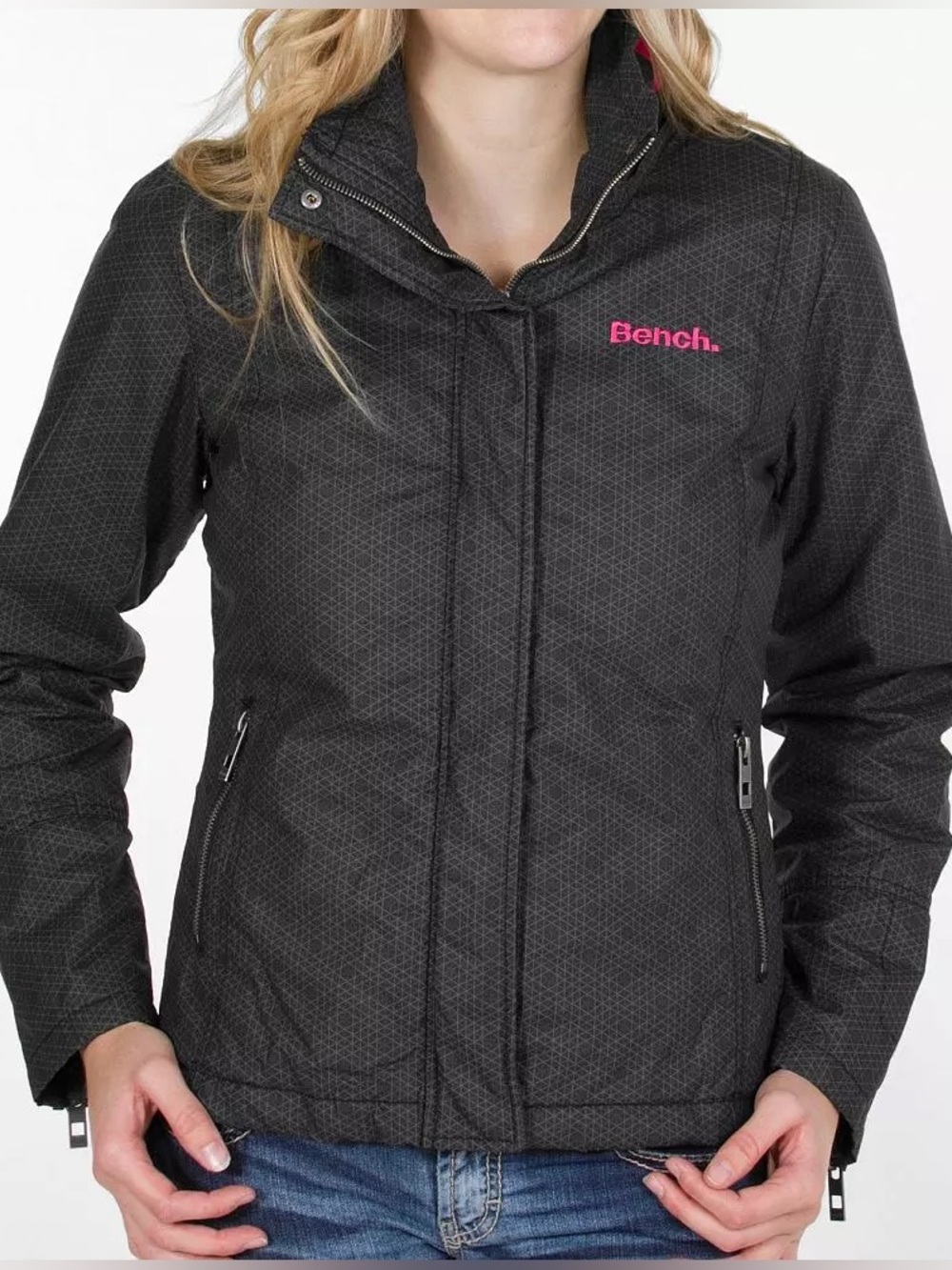 Dark gray and purple Bench jacket, size xl